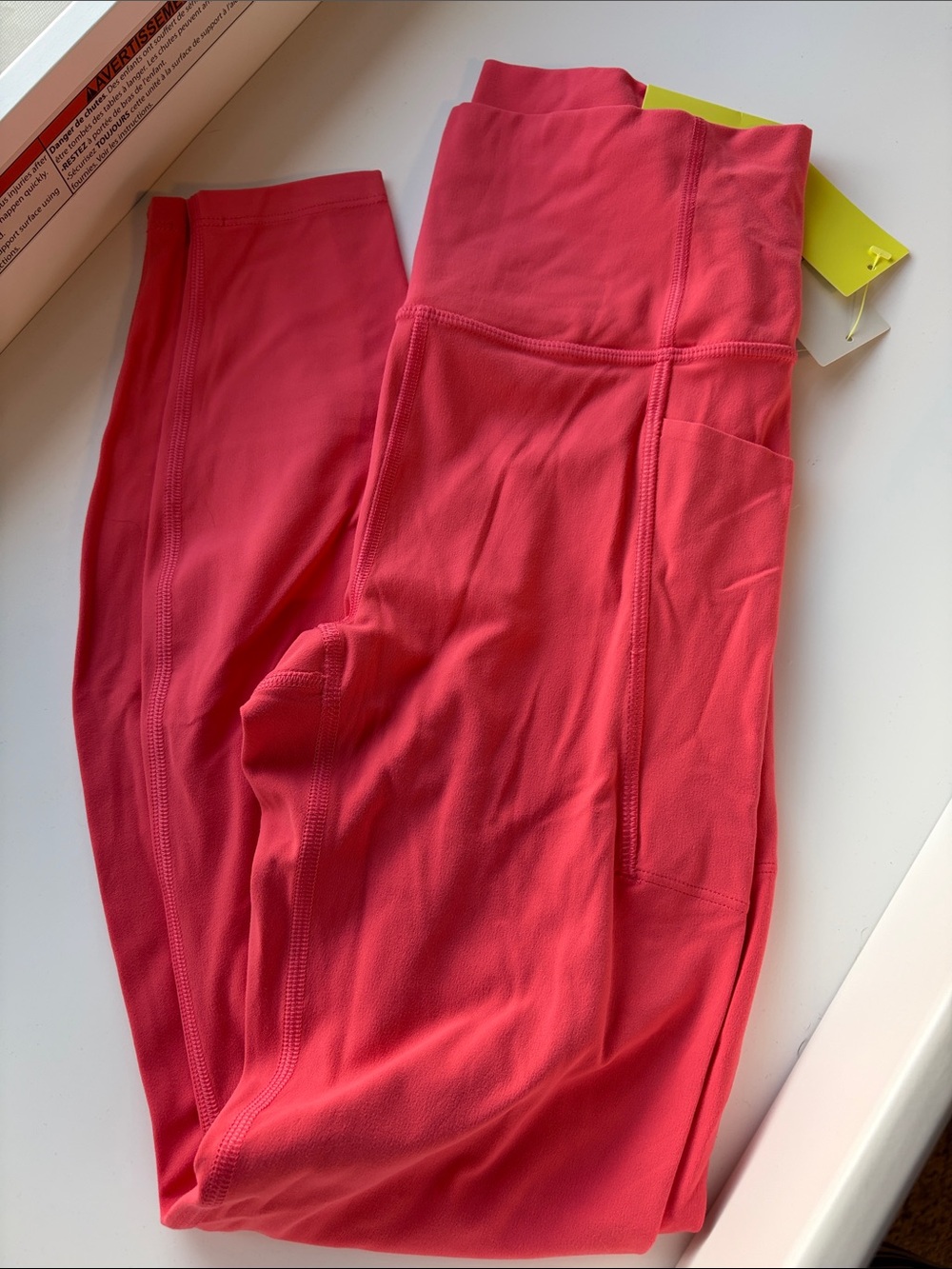 all in motion Coral Pink High-Rise Pocket Leggings